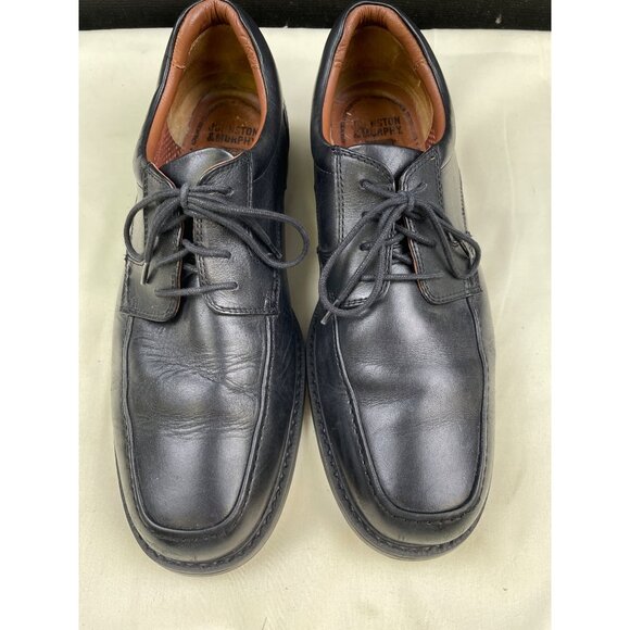 Johnston & Murphy Men\'s Black Leather Shoes/ Oxfords Size 10M SIZE 5155 main image 6